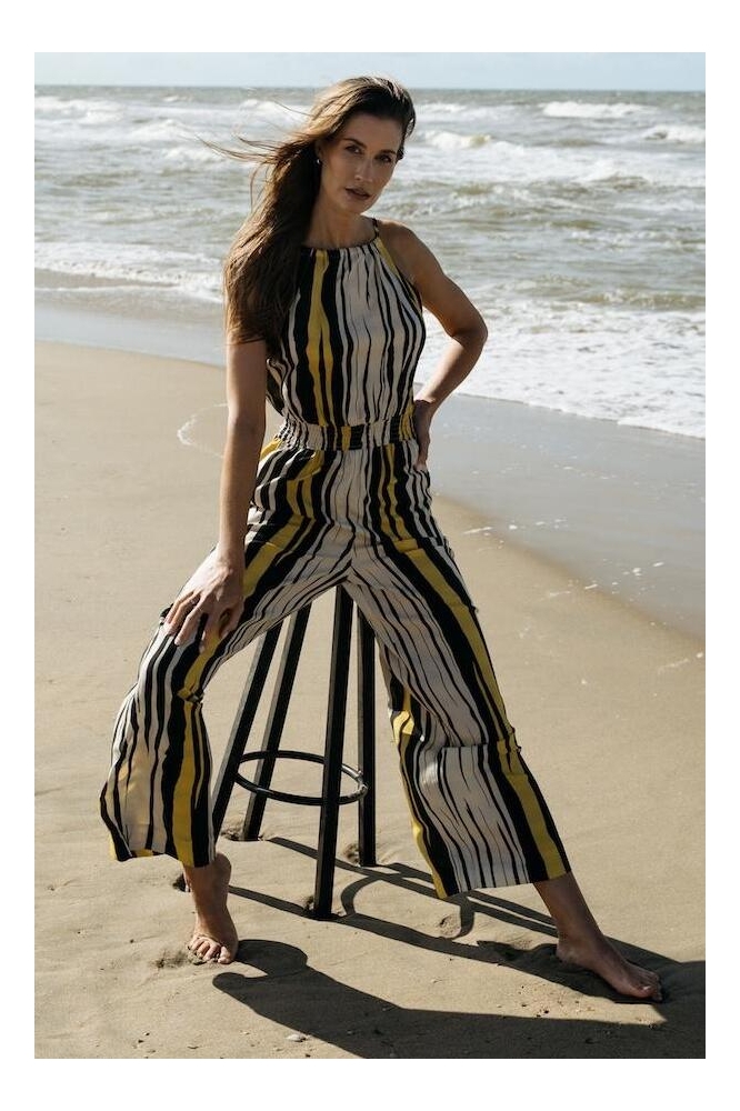 NATHALIE JUMPSUIT SU25 40 017 STRIPE SOLAR